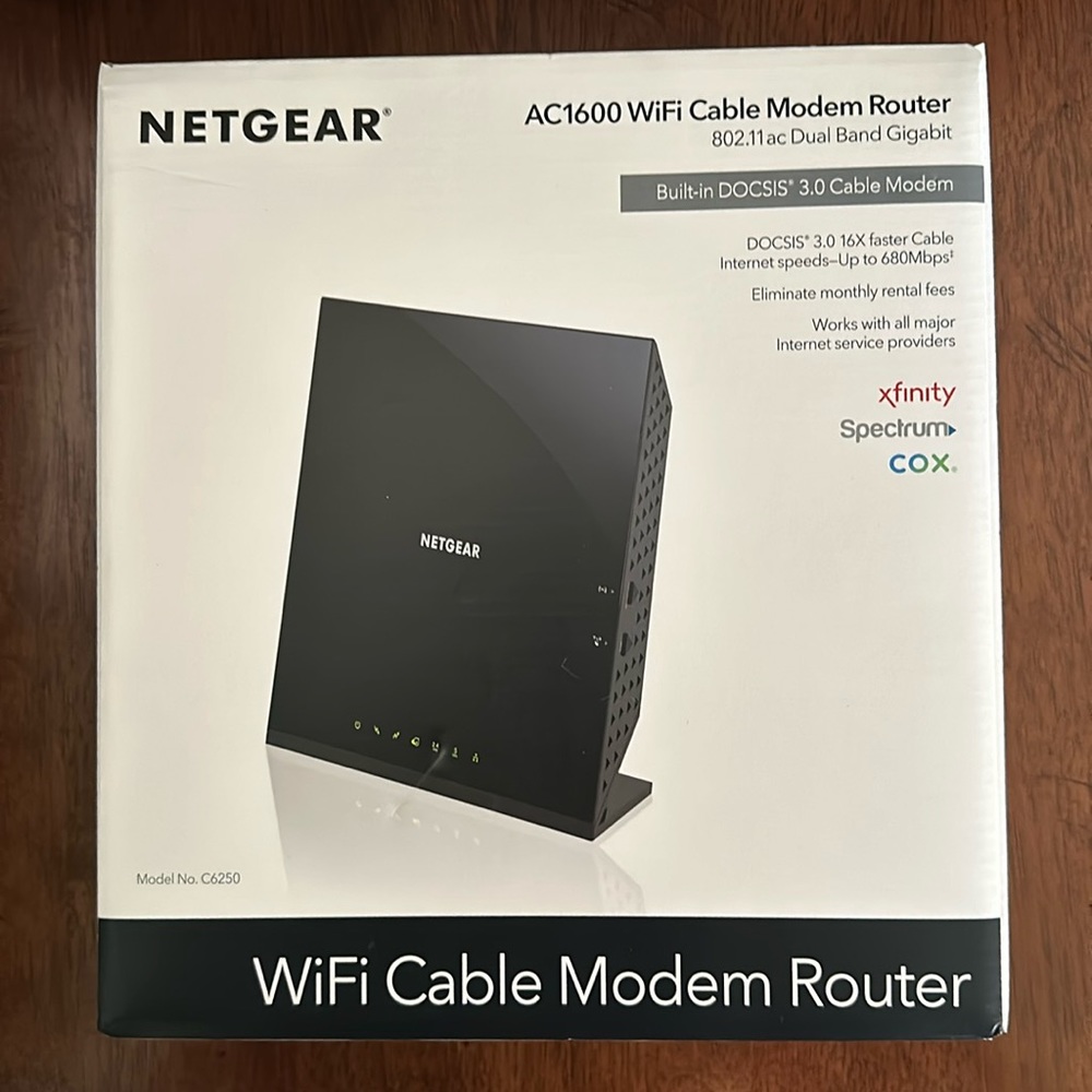 Netgear WiFi Cable Modem Router